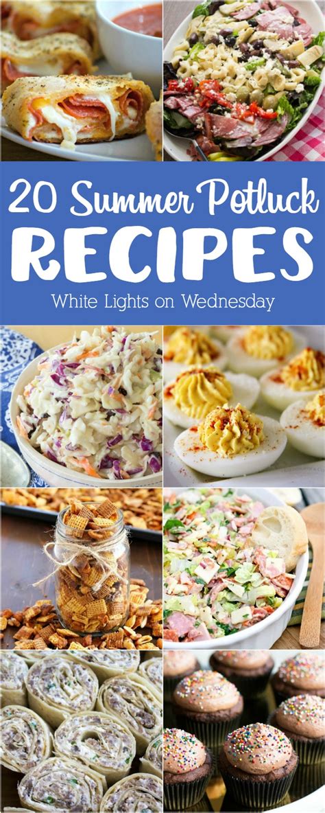 20 Summer Potluck Recipes White Lights On Wednesday