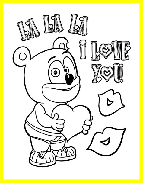 Print out the coloring page. Teddy Bear With Heart Coloring Pages at GetColorings.com ...