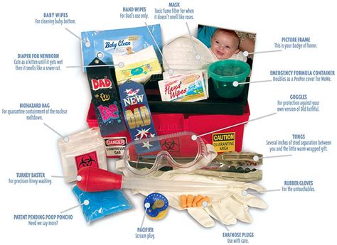 Funny gifts for new dads. The Daddy Diaper Changing Toolbox! Perfect Gift! Father's ...