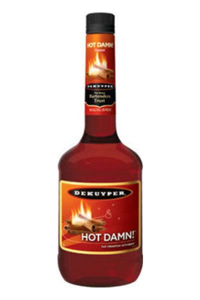 Dekuyper Hot Damn Cinnamon 750ml Bourbon Wine And Spirits
