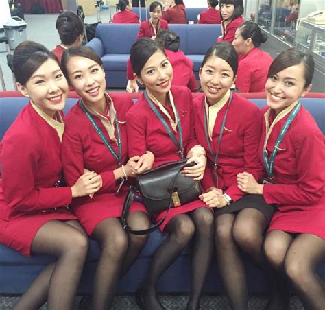 【香港】キャセイパシフィック航空 國泰航空 客室乗務員 cathay pacific airways cabin crew【hong kong】 sexy flight attendant