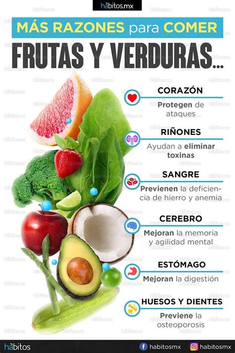 M S Razones Para Comer Frutas Y Verduras H Bitos Health Coaching