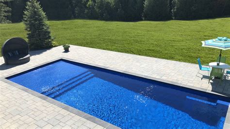 Rectangular Infinity Pool Construction Llc Custom Fiberglass And Concrete Swimming Pool