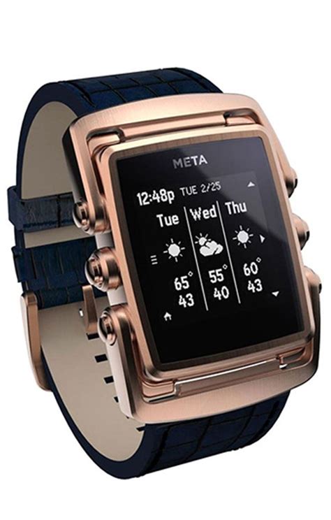 Syncing With Your Ios Or Android Smartphone This Stylish Smart Watch