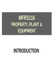 Mfrs116 property, plant and equipment подробнее. FAR210 MFRS 116 notes.ppt - MFRS 116 PROPERTY PLANT AND ...