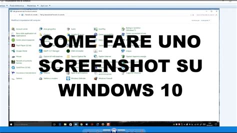 Benvenuti in un nuovo video. Come fare uno screenshot su Windows 10 (rapido o ...