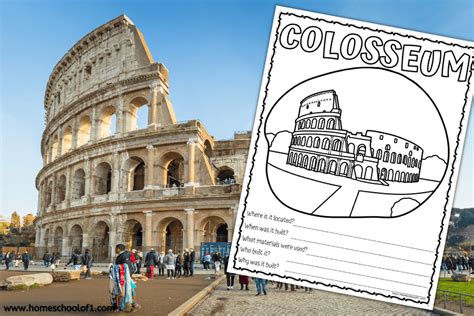 Free Colosseum Worksheet One Of The 7 Wonders Of The World