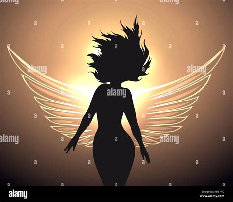 Angel Beauty Stock Vector Images Alamy