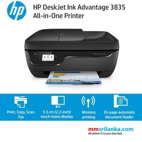 Hp driver every hp printer needs a driver to install in your computer so that the printer can work properly. HP DeskJet Ink Advantage 3835 All-in-One Printer