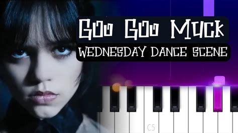 The Cramps Goo Goo Muck Wednesday Addams Dance Scene Piano Tutorial Youtube