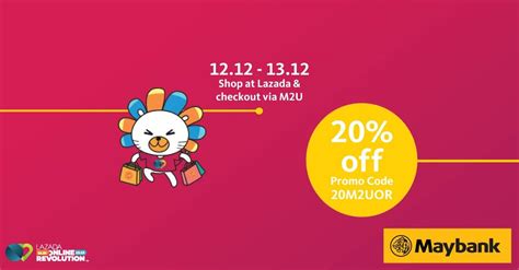 More lazada malaysia discount codes & coupons. Maybank Lazada Promo Code 20% Off (Maximum RM20 Discount ...