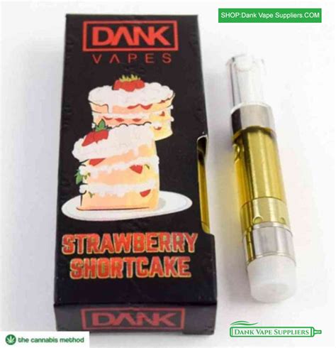 Strawberry Shortcake Dank Vapes Full Gram Cartridges