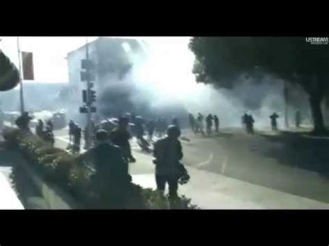 Occupy Oakland Police Use Rubber Bullets Tear Gas And Flash Grenades