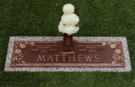 Matthews Bronze Memorial Products