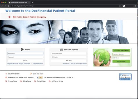Patient Portal Services And Solutions Docfinancial