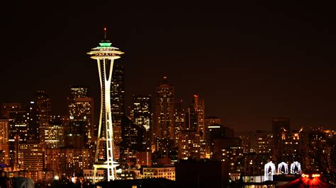 Man Made Space Needle Hd Wallpaper