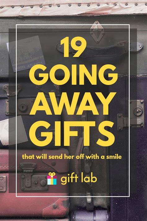 Choose a photo of yourself or one with the two of you together. 23 Going Away Gifts That Will Send Her Off With a Smile ...