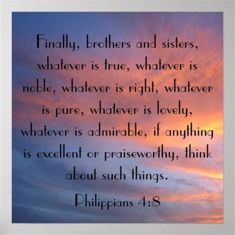 Finally Brothers And Sisters Bible Verse Sunrise Poster Zazzle
