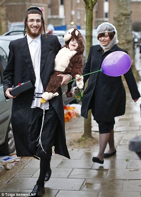 Orthodox Jewish Children Don Elaborate Costumes To Enjoy Purim Festival