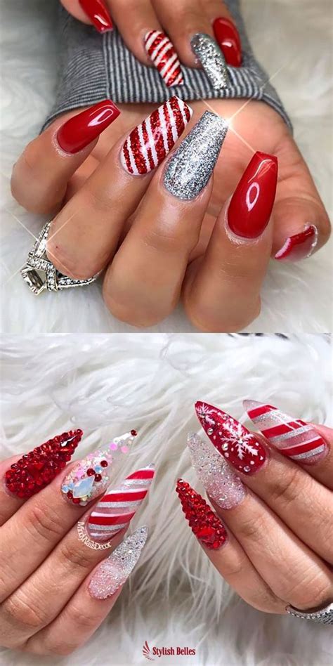 The Cutest And Festive Christmas Nail Designs For Celebration Shiny Nails Designs Christmas