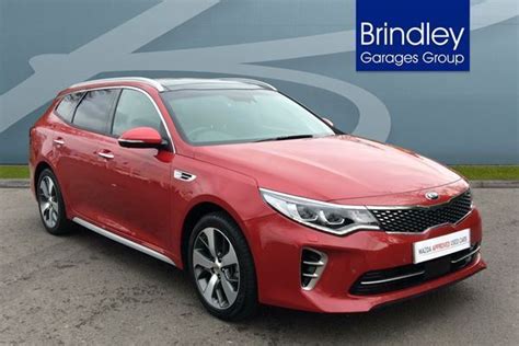 Kia Optima 17 Crdi Isg Gt Line S 5dr Dct Red 2017 In Wolverhampton