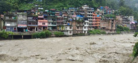 Heavy Rain In Nepal China Border Area Triggers Fear Of Landslide And Flash Flood In Tamakoshi