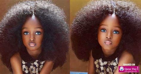 Nigerian 5 Year Olds Photo Goes Viral Labeled Most Beautiful Girl In
