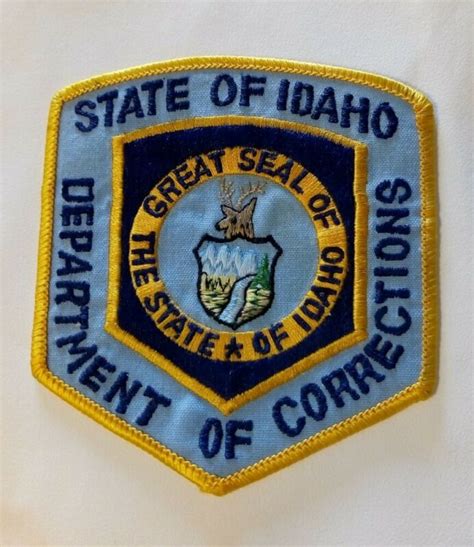 Idaho Department Of Corrections Police Patch Penitentiary Combined