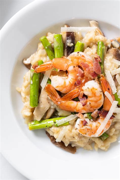 Parmesan Risotto With Shrimp And Asparagus Wyse Guide