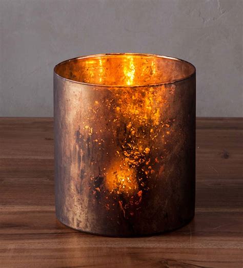 Frasier fir grand noble large emerald candle. Gold Mercury Glass Votives | Candles + Lanterns | Home Accents | Home Décor | VivaTerra