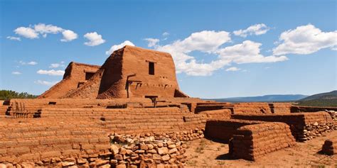 New Mexico Pecos National Historical Park Features The Remains Of An