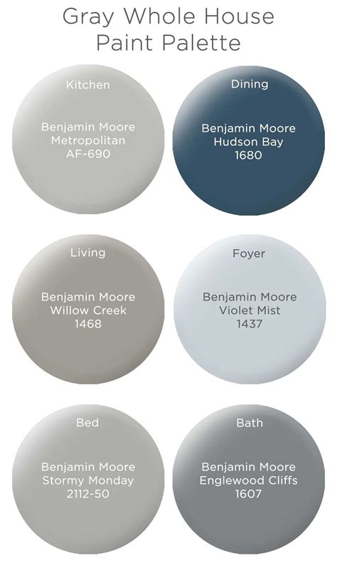 Gray Palette By Benjamin Moore Blue Bedroom Paint House Color