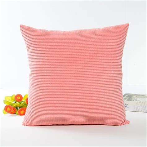 Corduroy Cushions Cover 4545 Soft Corduroy Sofa Home Decor Pillow