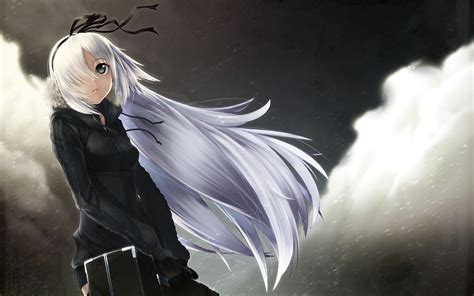 Anime With Long White Hair Wallpapers 1680x1050 882557