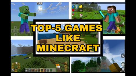 Top 5 Games Like Minecraft Multiplayer Games Copy Games Of