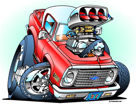 Resultado De Imagem Para Rat Rod Art Prints Truck Art Cool Car Drawings Car Cartoon