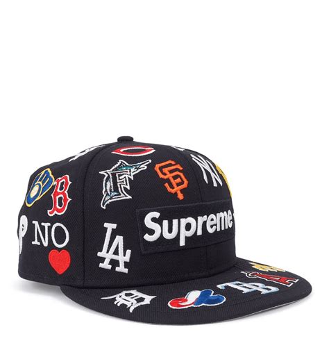 New Era Supreme Mlb 59fifty Fitted Hat Supreme Mlb Fitted Hat