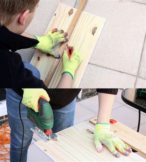 This helps keep the two boards joined during use. DIY ring toss game (perfect for garden parties) | The ...
