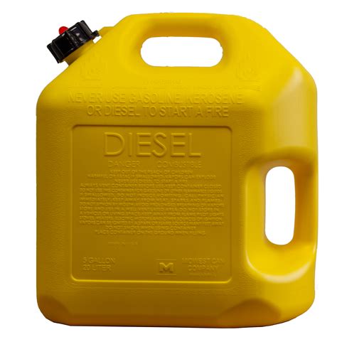 Midwest Can Company 5 Gallon Diesel Can Fuel Container W Auto Shut Off