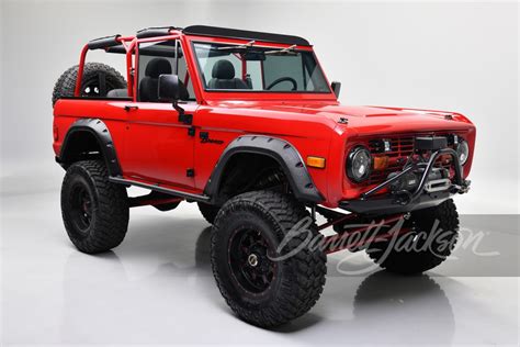 Kevin Harts Custom 1977 Ford Bronco Restomod Is Headed To Auction