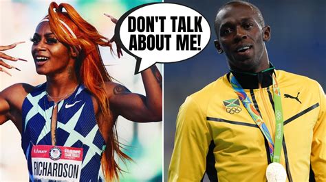 Sha Carri Richardson Responds To Sprinter Usain Bolt After He Says To
