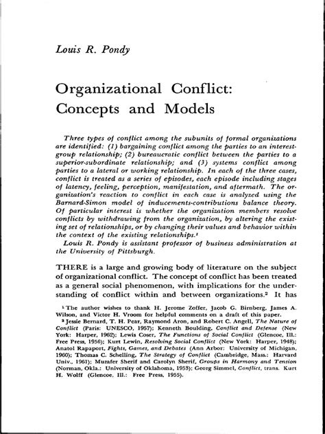 organizational conflict concepts and tools pdf economic equilibrium hierarchy
