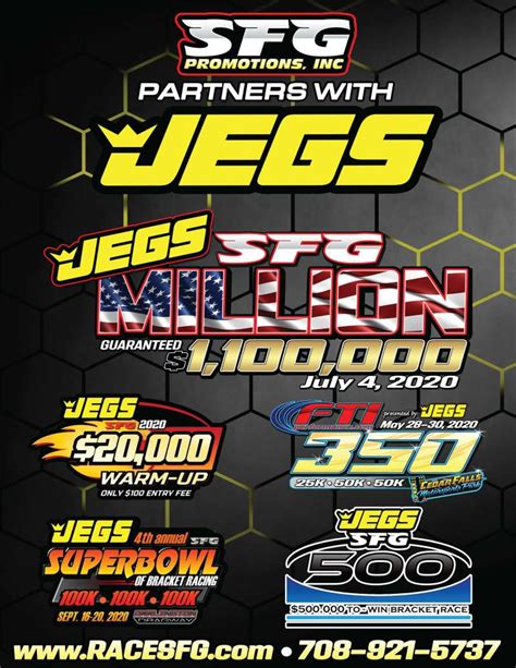 Jegs Teams Up With Sfg Promotions For 2020