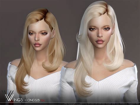 Wings On0328 Hair By Wingssims At Tsr Sims 4 Updates