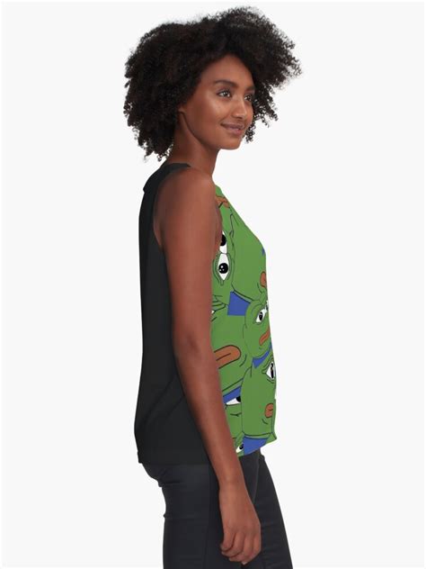 Pepe Collage Sleeveless Top By Prettyrad Redbubble