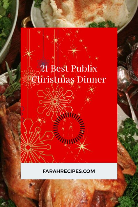 At some time on christmas day the family will sit down to a big turkey dinner followed by christmas pudding or christmas cake. 21 Best Publix Christmas Dinner - Most Popular Ideas of All Time