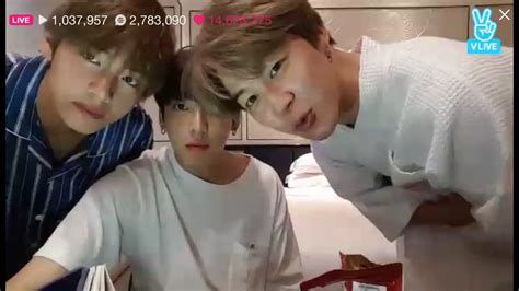 Bts Jin Jimin And Jungkook Vlive Btsjulb