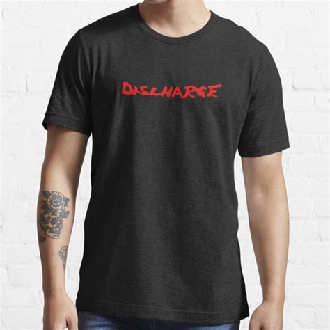 Red Discharge Logo T Shirt For Sale By Joanablink3330 Redbubble