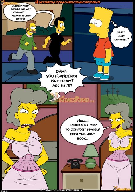 Post Bart Simpson Comic Croc Sx Helen Lovejoy Ned Flanders The