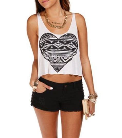 Cute Crop Top Crop Top Outfits Fashion Cropped Tank Top